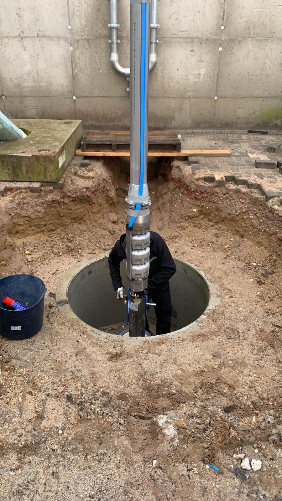 Sproeiinstallatie afvalverwerking